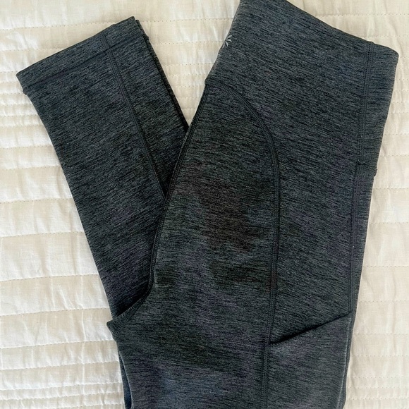 ATHLETA Ultimate Stash Pocket Capri in Heathered Grey - Picture 3 of 8